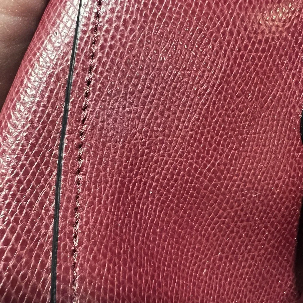 Coach Turlock Burgundy Crosby Carryall Two Arm Handles & Adj Crossbody Strap‎